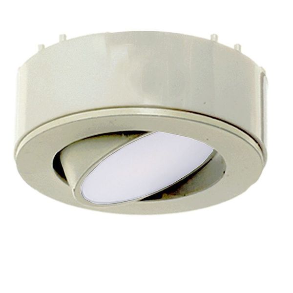 Westgate PL120ADJ-50K-BN120V ADJ. SLIM PUCK LIGHT, ETL, 4000K, WHITE PL120ADJ-50K-BN